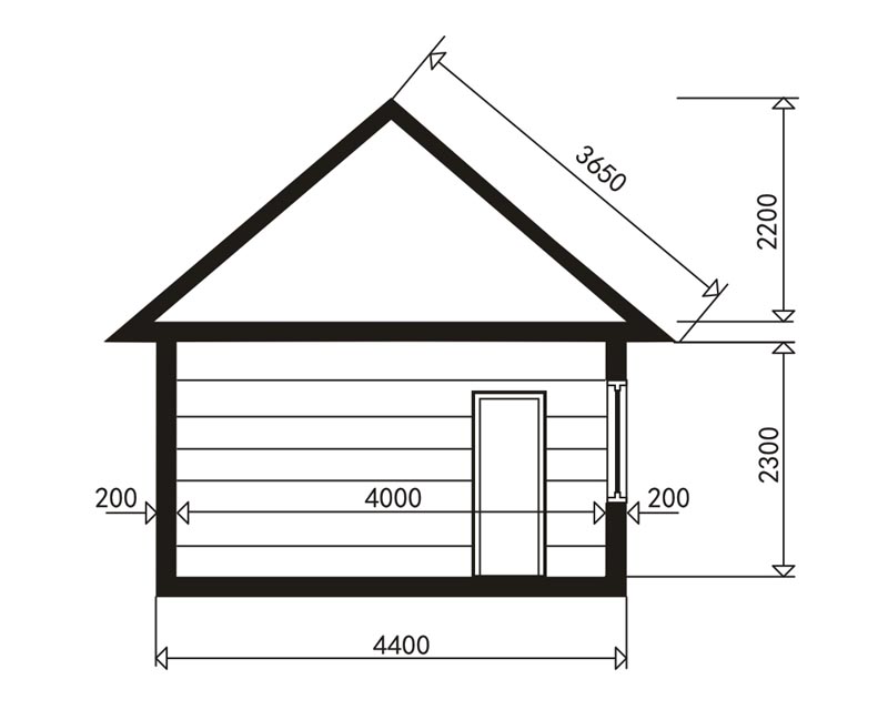 Размеры дачного туалета схема с двухскатной крышей